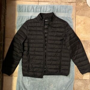 Fashion Nova Men's Black Packable Puffer Jacket